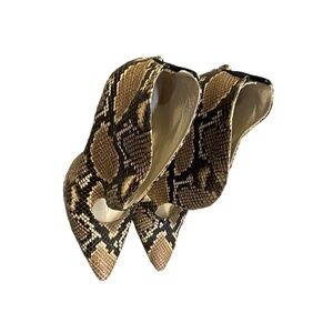 OSCAR DE LA RENTA PYTHON SHOE BOOTS Size 6